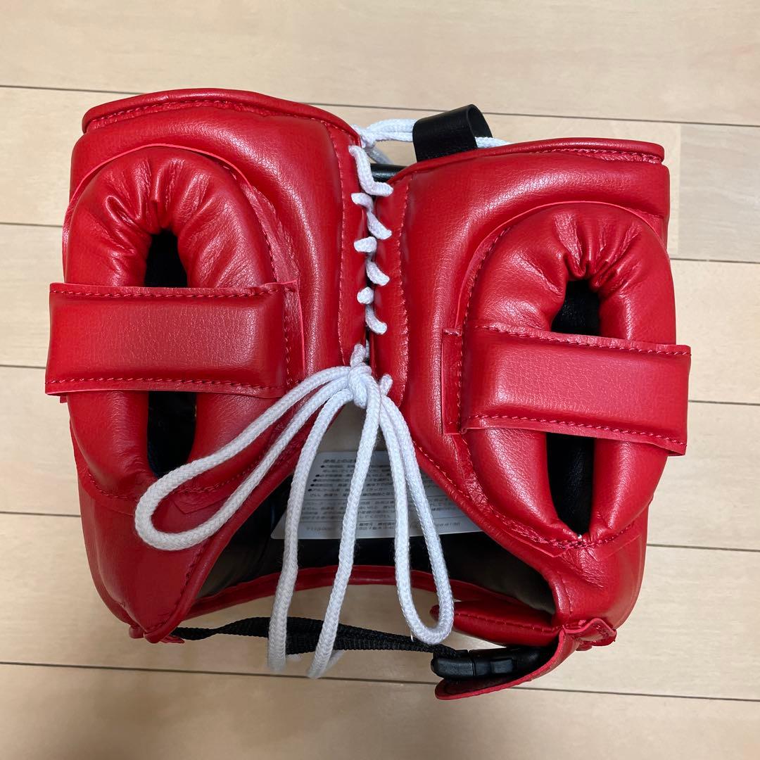 新品即日発送 ウイニング ヘッドギア レッド Lサイズ FG-5000