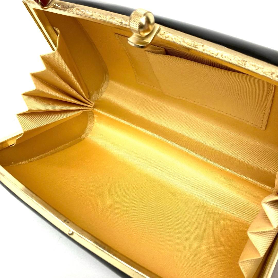 【着物と帯 時流】L25342s◇訳あり振袖用 草履バッグ◇ 黒×赤桜 未使用品