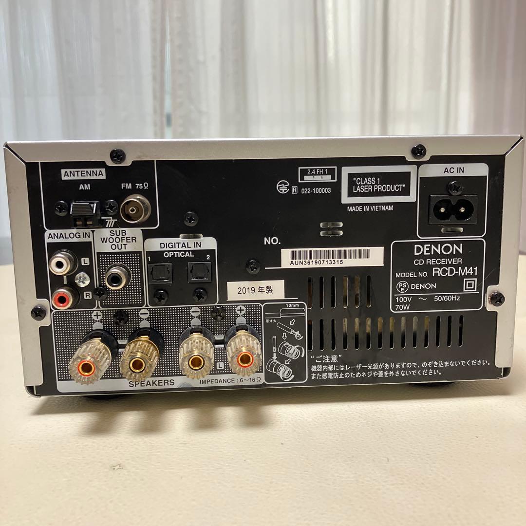 DENON CDレシーバー RCD-M41SP 整備動作品 2019年製