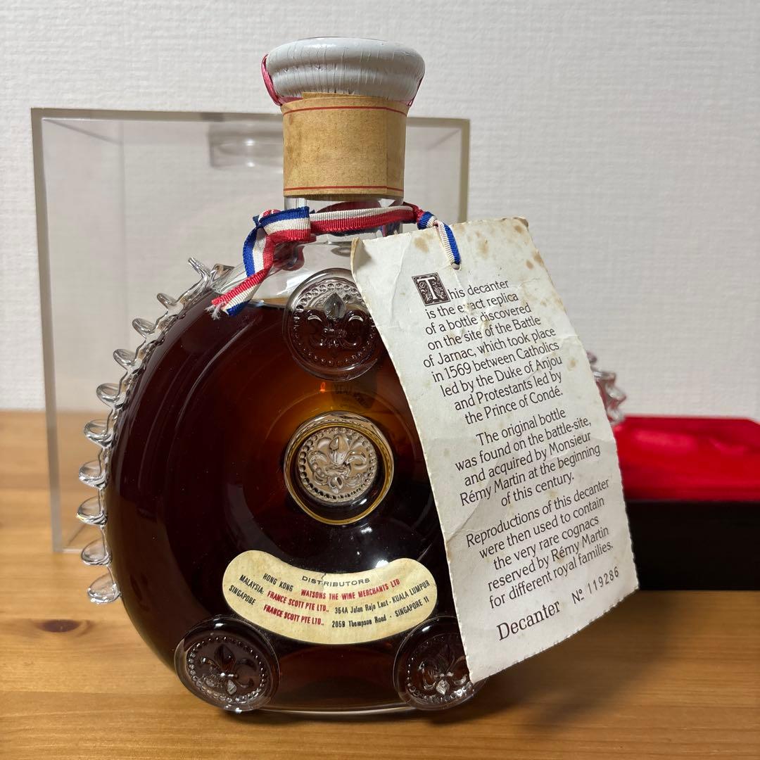 ルイ13世　レミーマルタン バカラボトル ベリーオールド クリアケース❸