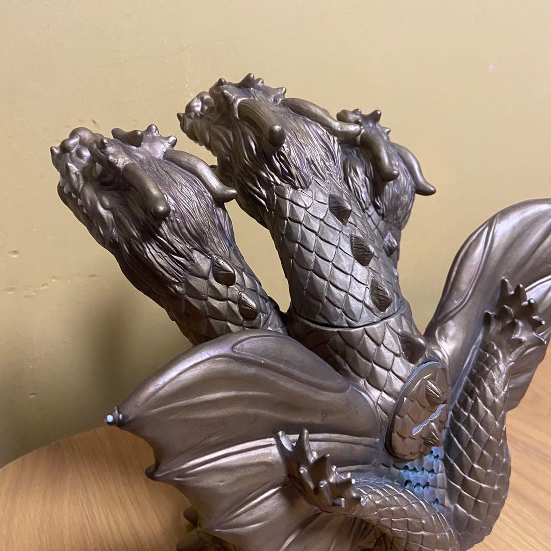 ユニファイブ　宇宙超怪獣 キングギドラ 貯金箱　ソフビ 5451