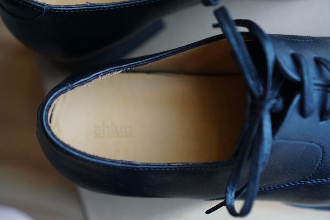 靴 shinn COW LEATHER U-TIP DERBY