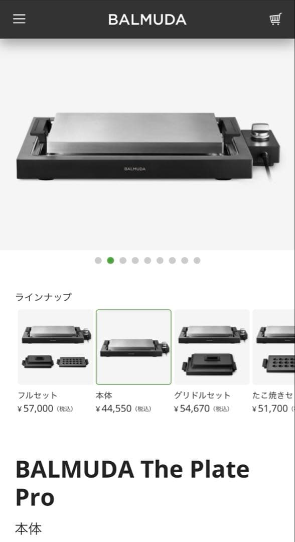 バルミューダ The Plate pro K10A