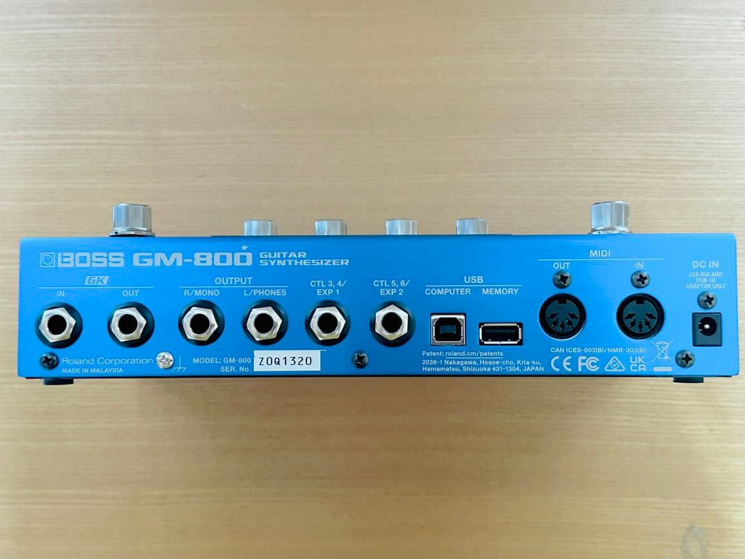 BOSS GM-800 + GK-5 + BGK-15 ギターシンセ
