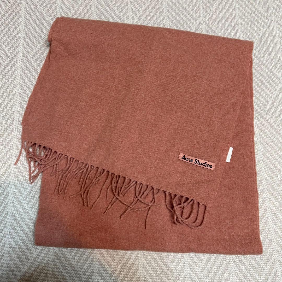 Acne Studios ピンク マフラー 200x45cm 正規品