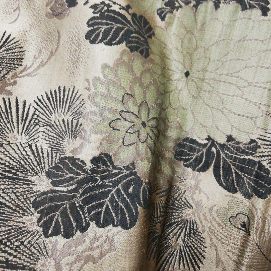 海外コレクター向け戦前後旧家蔵出時代鳳凰図柄長さ３、６Ｍ横幅３１㌢着物帯当時物