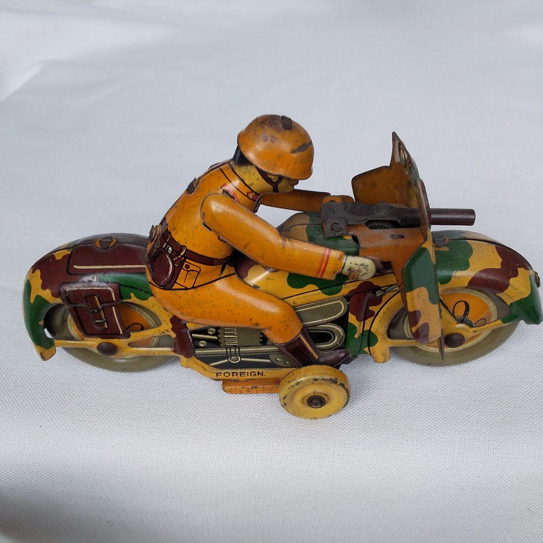 旧日本軍 ブリキ バイク オートバイ 昭和 レトロ ビンテージ アンティーク