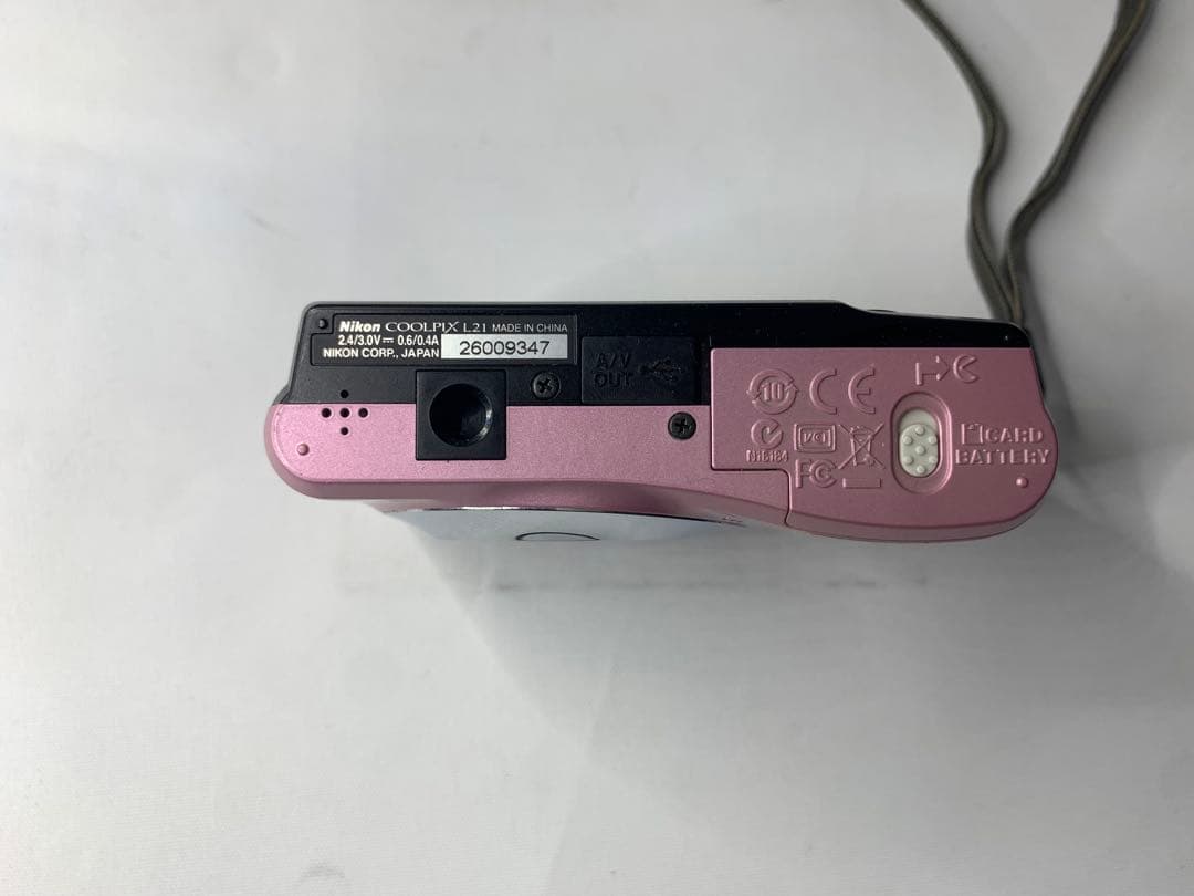 Nikon デジタルカメラ COOLPIX L21 ピンク デジカメ 乾電池式