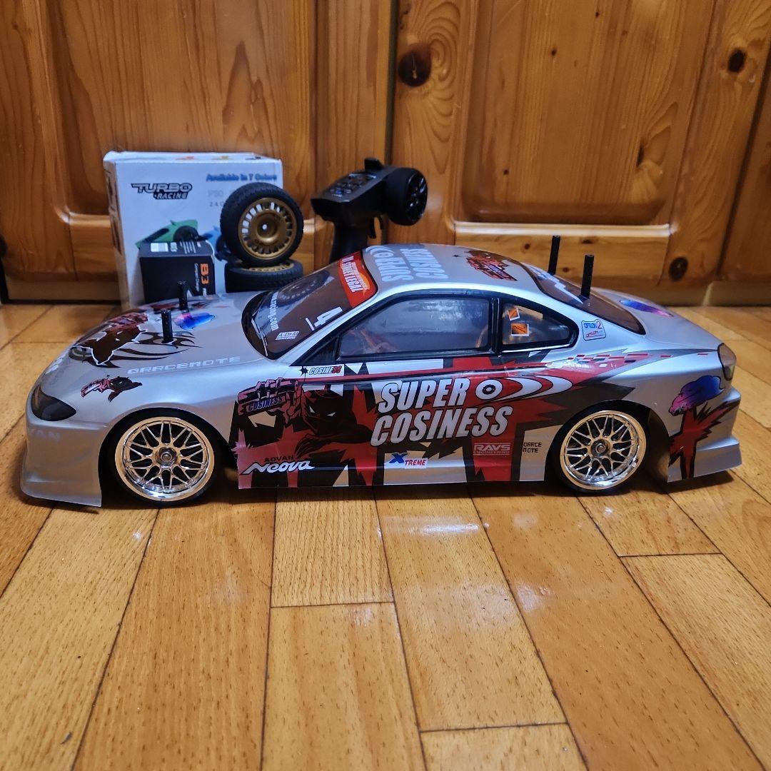 ■専用■　タミヤ ドリフト ラジコン フルセット　TT01　typeE シルビア