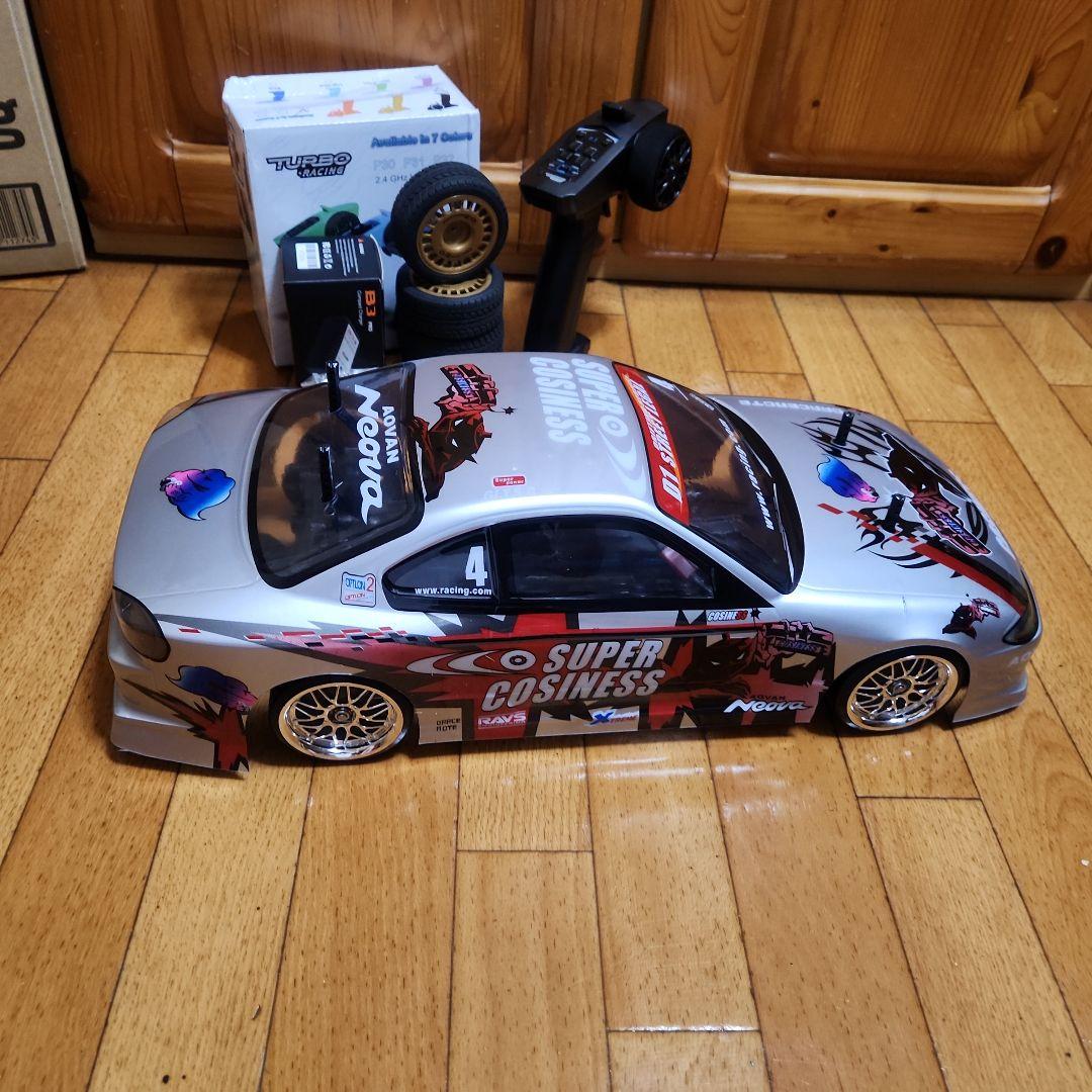 ■専用■　タミヤ ドリフト ラジコン フルセット　TT01　typeE シルビア