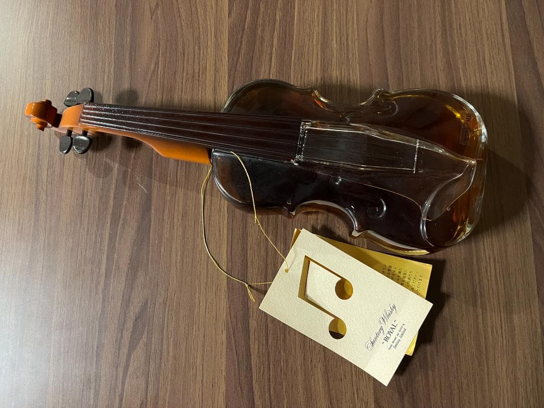 バイオリン型　ウイスキー特級　 700ml 43%（古酒）