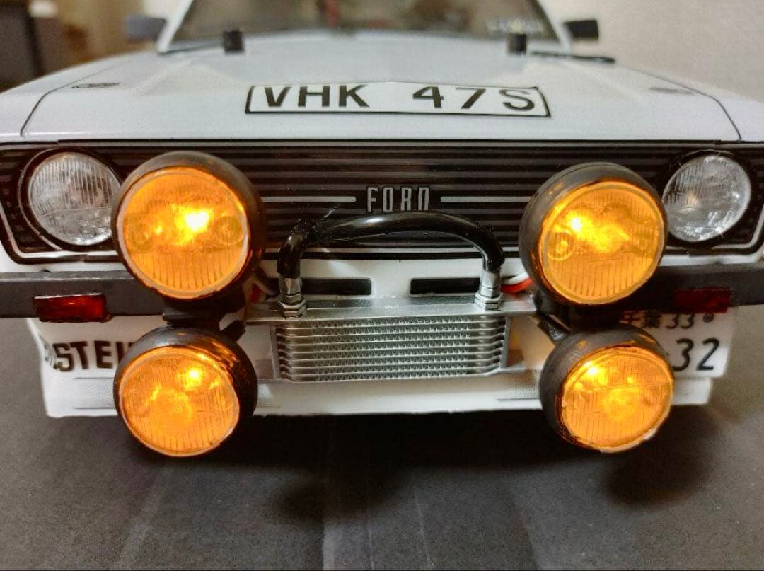 タミヤ　MF-01X フォード・エスコート mark2ラリー　ドリフト仕様メカ付