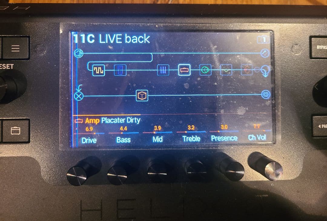 Line 6 Helix LT ギターエフェクター