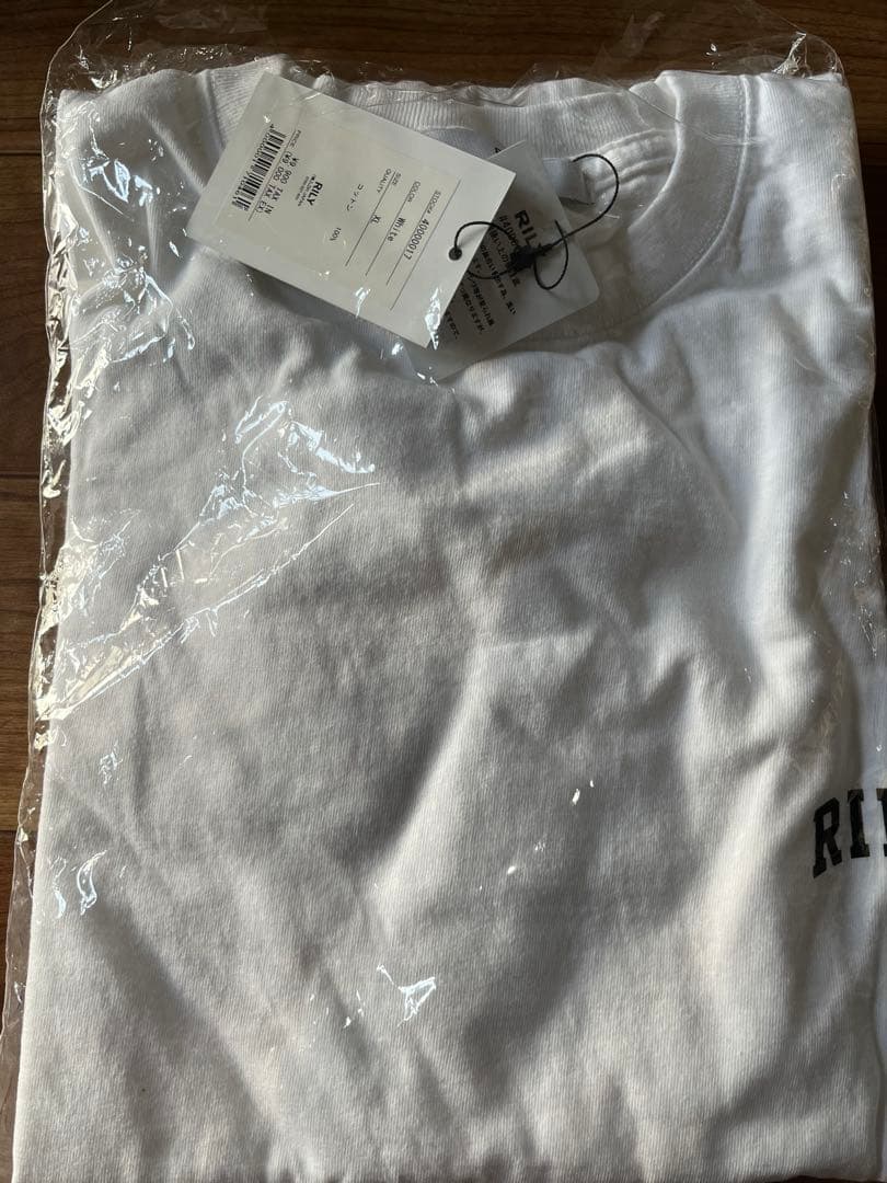 今市隆二 RILY ロゴ ロングスリーブTシャツ　XL White