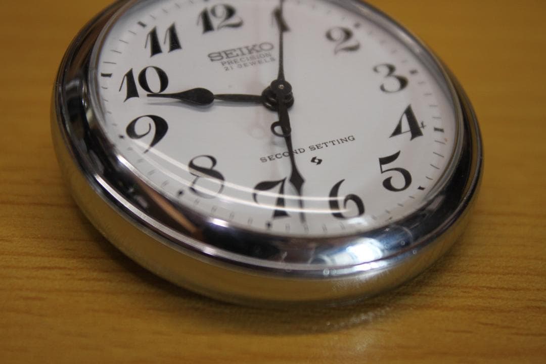 門鉄　昭和50年　懐中時計　SEIKO　鉄道　門司鉄道管理局　時計