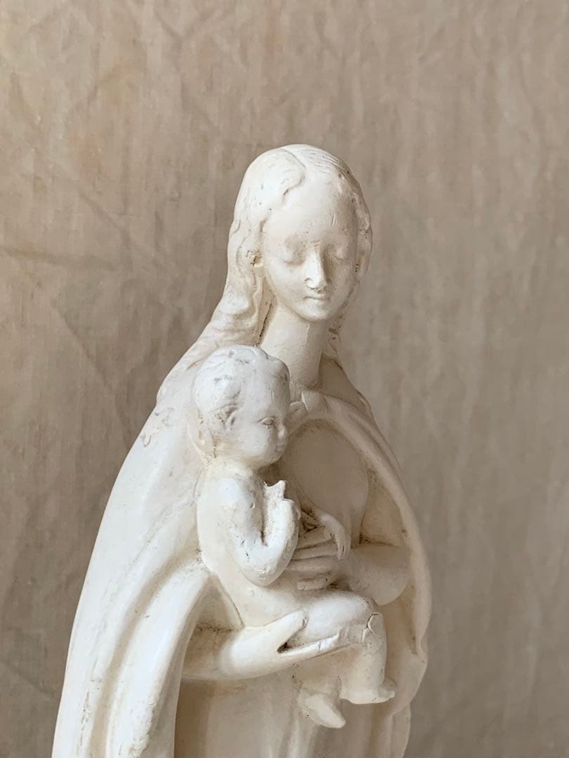 フランスアンティーク マリア像 聖母子像