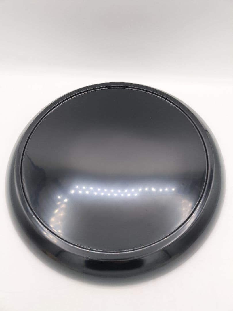 c583 大円盆 真塗 紙箱 茶道具 古物