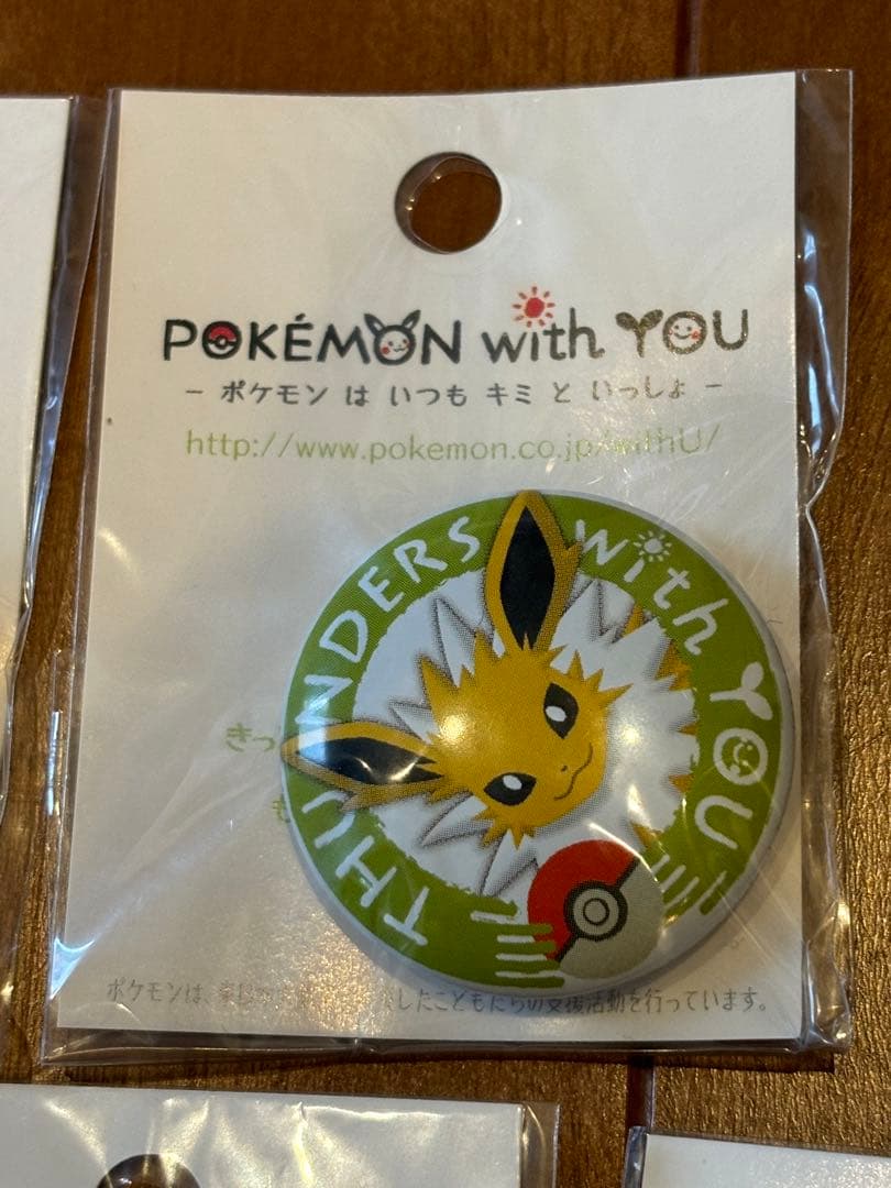 タイムセール！激レア！POKEMON with YOU イーブイズ 缶バッジ
