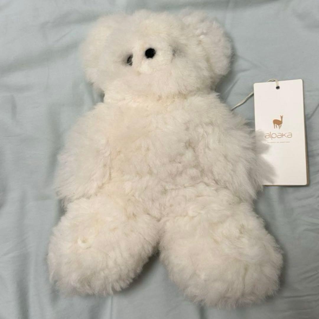 【美品タグ付き】alpaka sami 30cm アルパカ テディベア