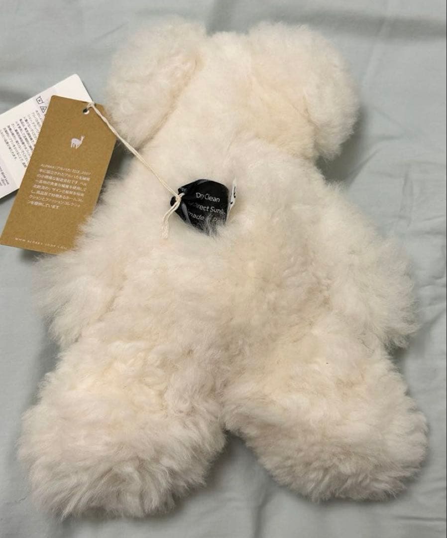 【美品タグ付き】alpaka sami 30cm アルパカ テディベア