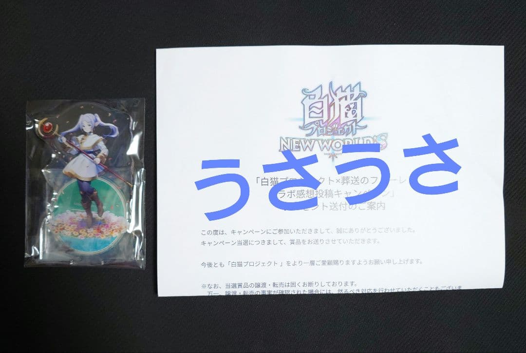 『世界に20個』フリーレン　当選品