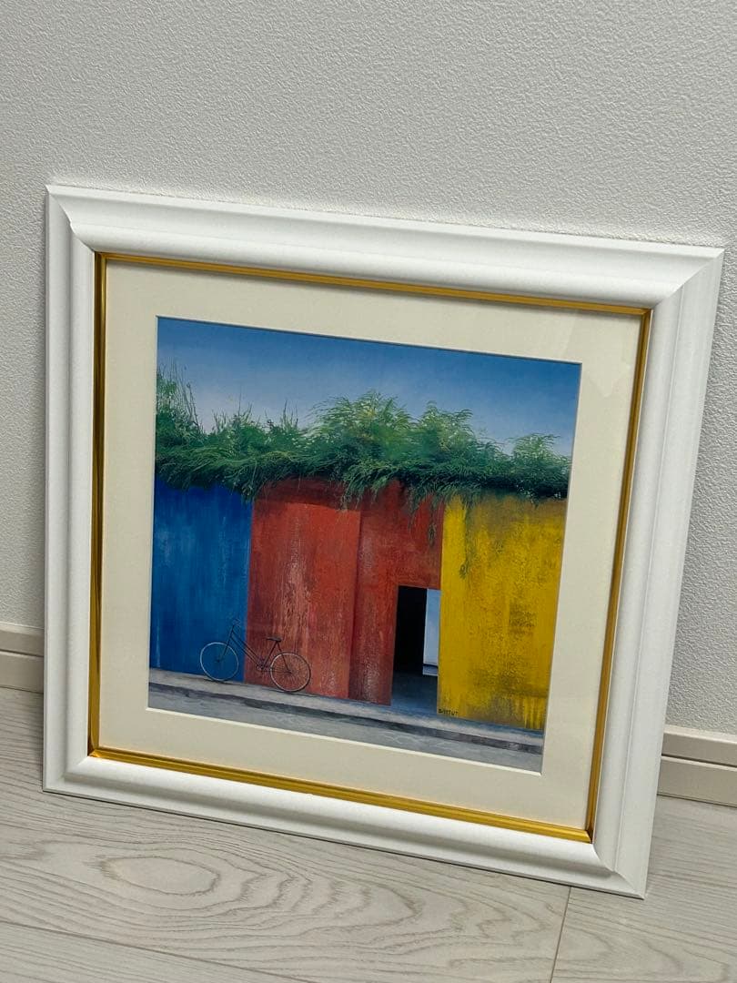 ミッシェル・バテュ 『みちくさ』　複製版画