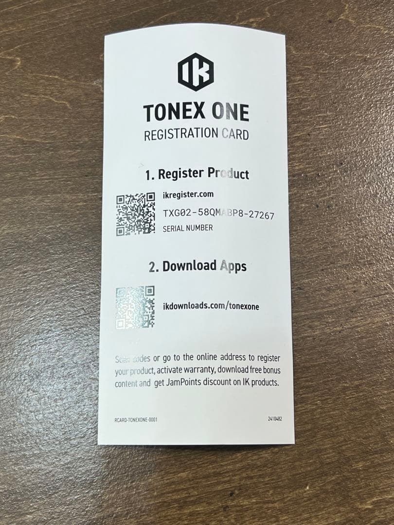 2103ほぼ未使用 IK Multimedia TONEX ONE エフェクター