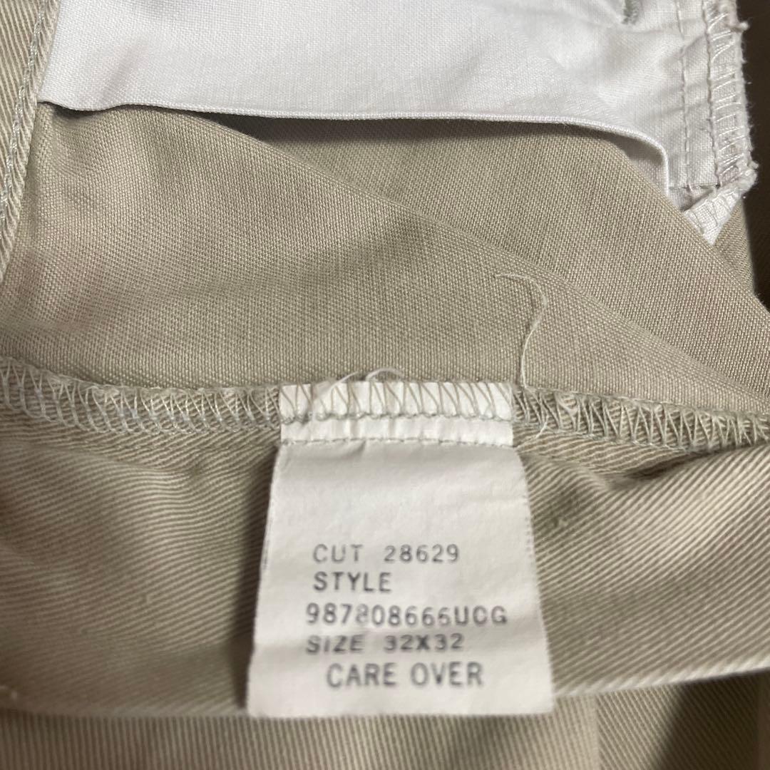 【USA製】Polo RalphLauren ポロチノ　2タックワイドチノパンツ