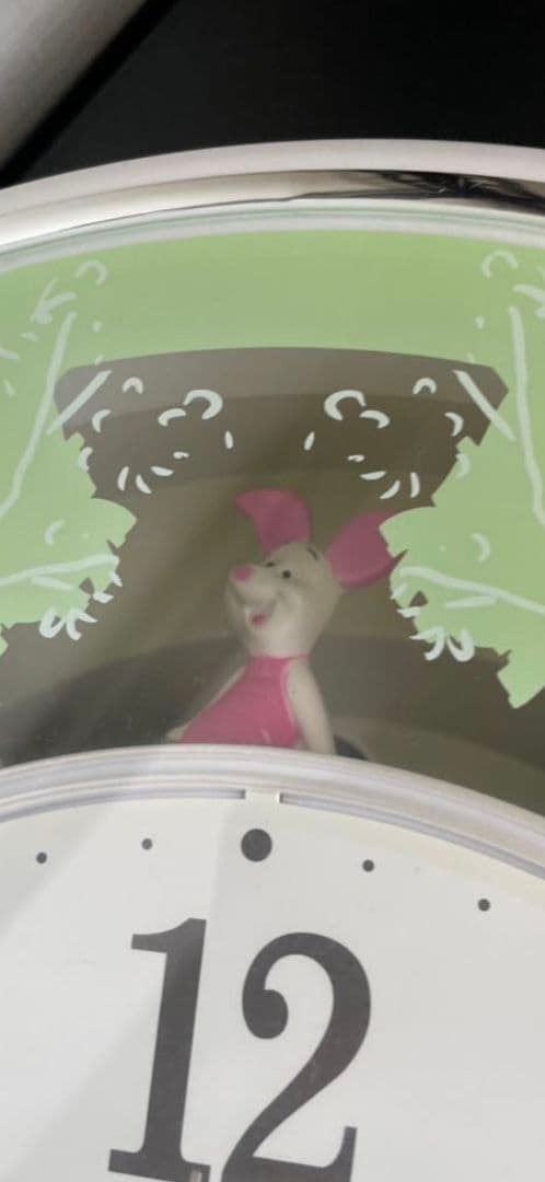 【未使用】プーさん 掛け時計 ディズニー　RHYTHM 収録音楽多数メロディ時計