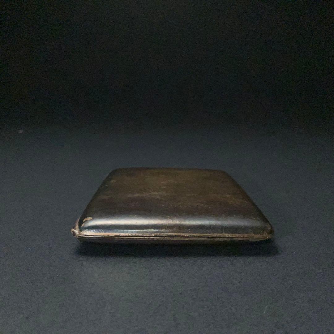 銀製　シガレットケース　煙草入れ　アンティーク　6R1385お1