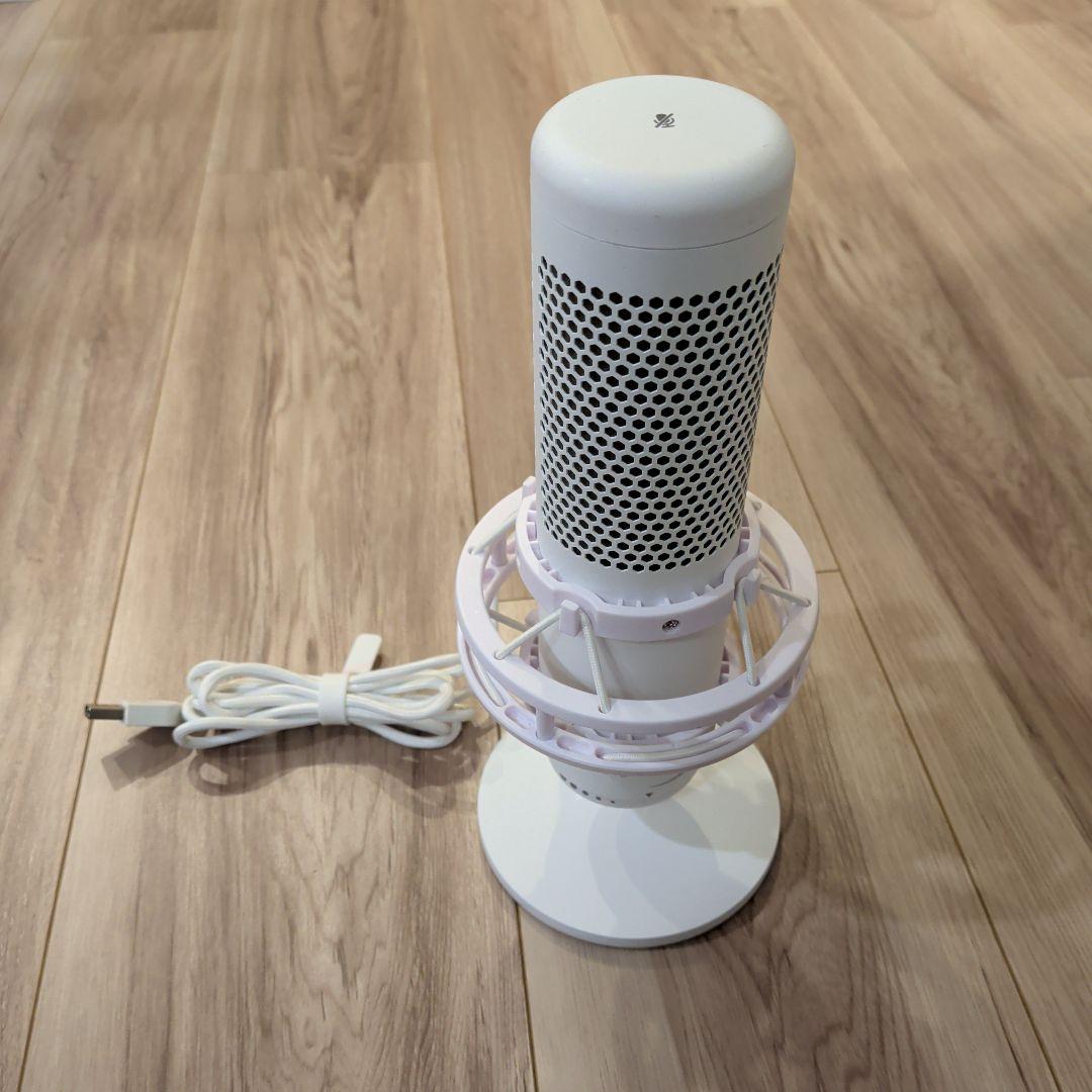 HyperX QuadCast S USBマイク ホワイト