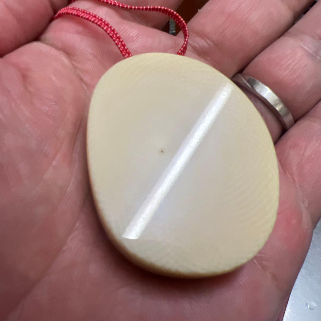 天然素材、鯨の歯風、抹香鯨風、歯類、重さ29g、模様を確認してください