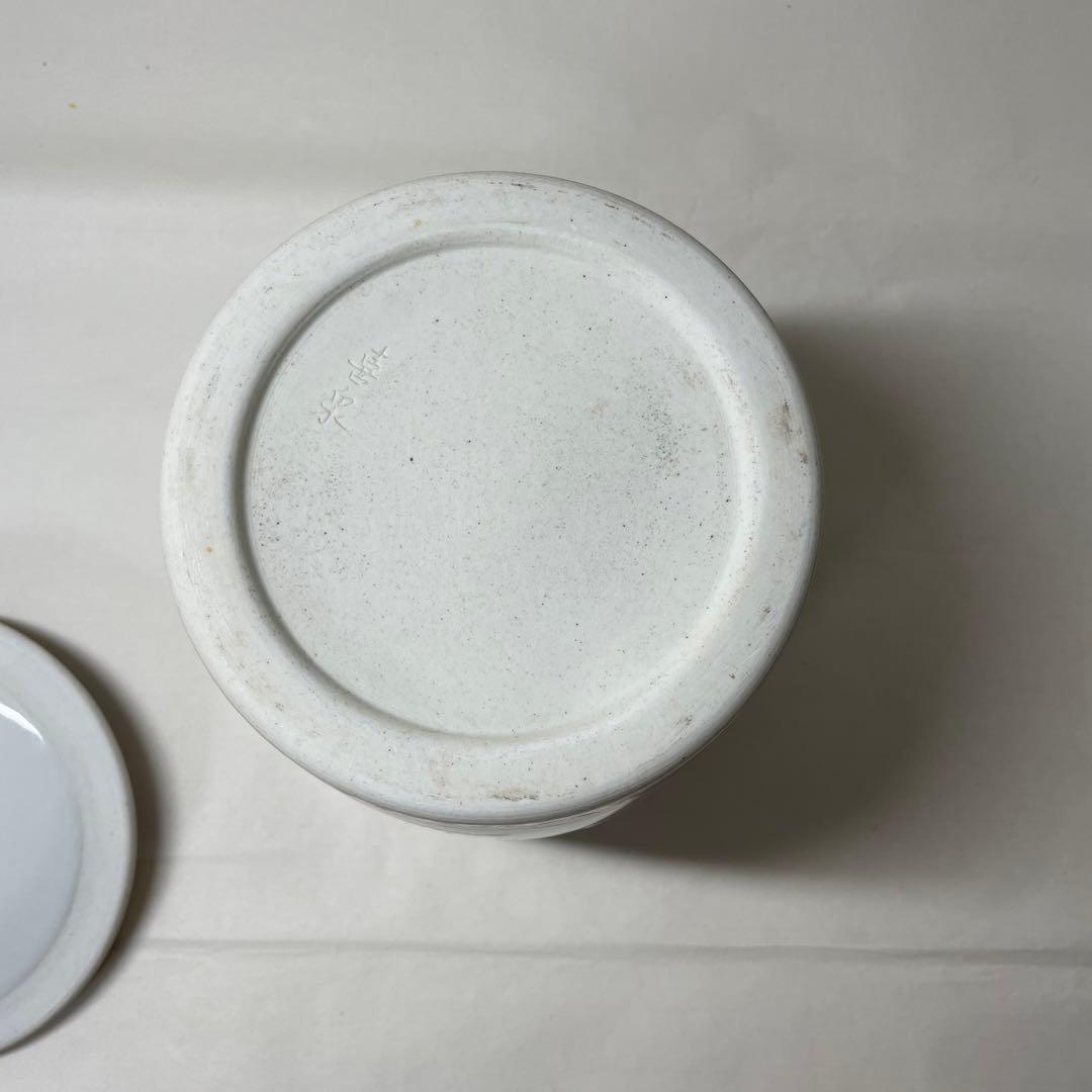 A21 桃山窯　橋本喜泉　唐子紋遊び水指　茶道具