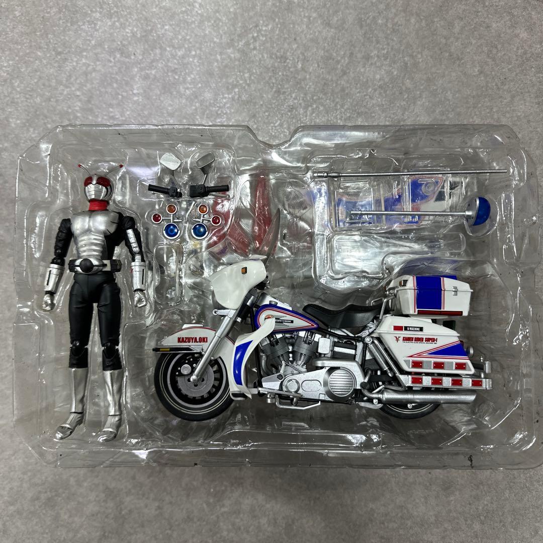 S.H.F 仮面ライダースーパー1&Vマシーンセット