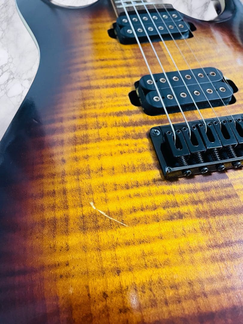 Ibanez RGA42FM ドラゴンアイバースト色