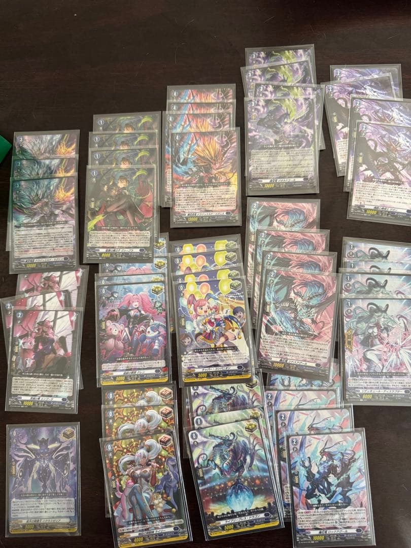 ドラジュエルドデッキ　二重スリーブ込み