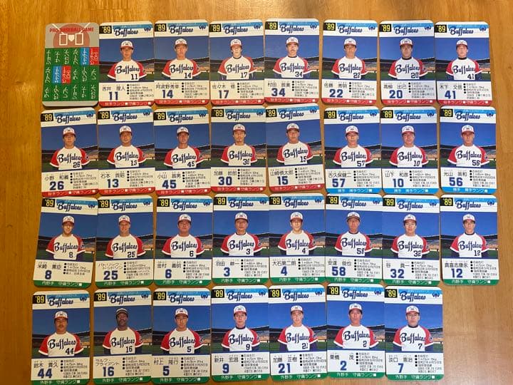 プロ野球カードゲーム　'89 近鉄バッファローズ