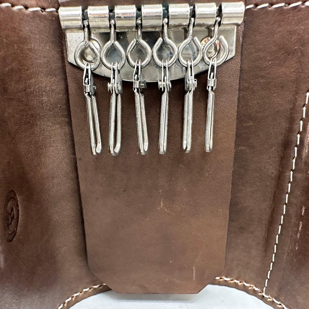 godane ゴダン　キーケース　カービング　レザー