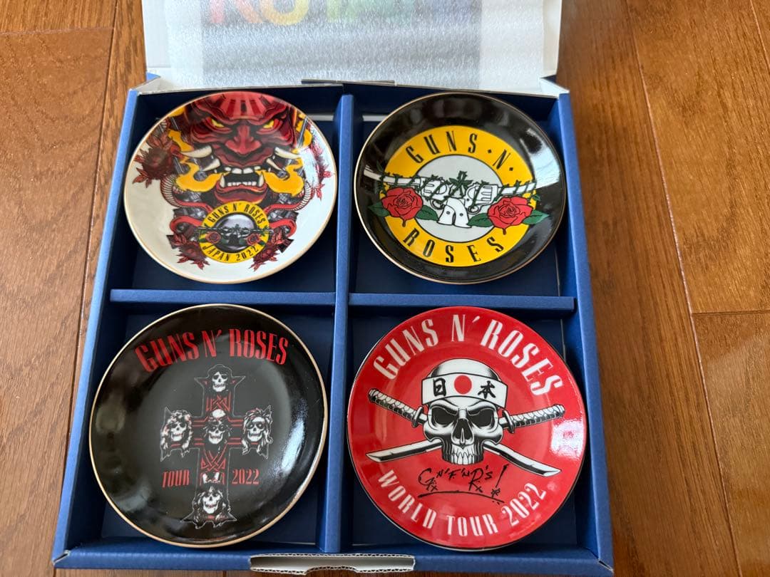 GUNS N' ROSES ガンズ アンド ローゼズ 2022 九谷焼皿セット