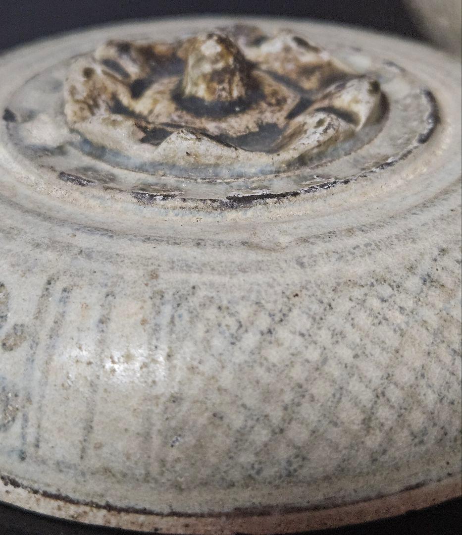 17～18世紀　宋胡録　青花　鉄釉　幾何学文様　蓋物　香炉　香合　合子　茶道具