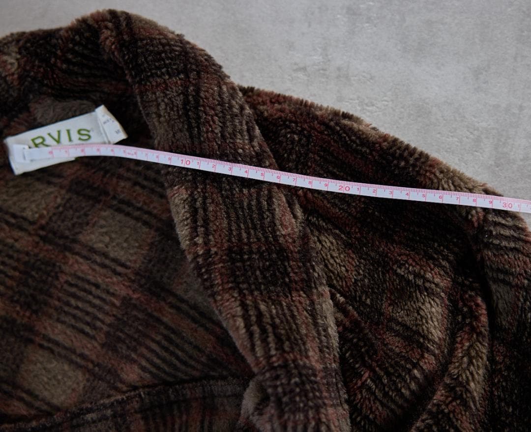 ゴ*ラ様 激レア ORVIS USA製 ガウンコート ブラウンチェック オービス