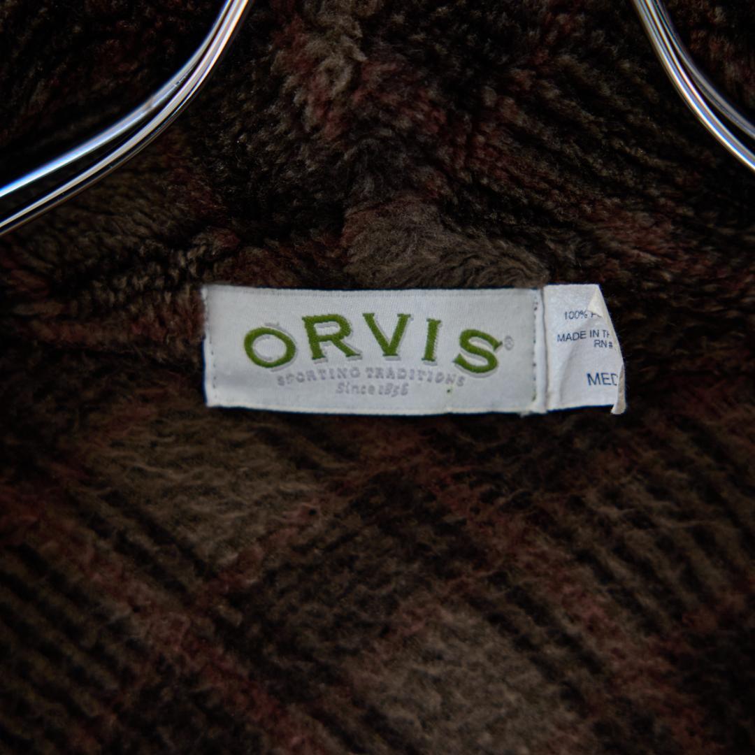 ゴ*ラ様 激レア ORVIS USA製 ガウンコート ブラウンチェック オービス