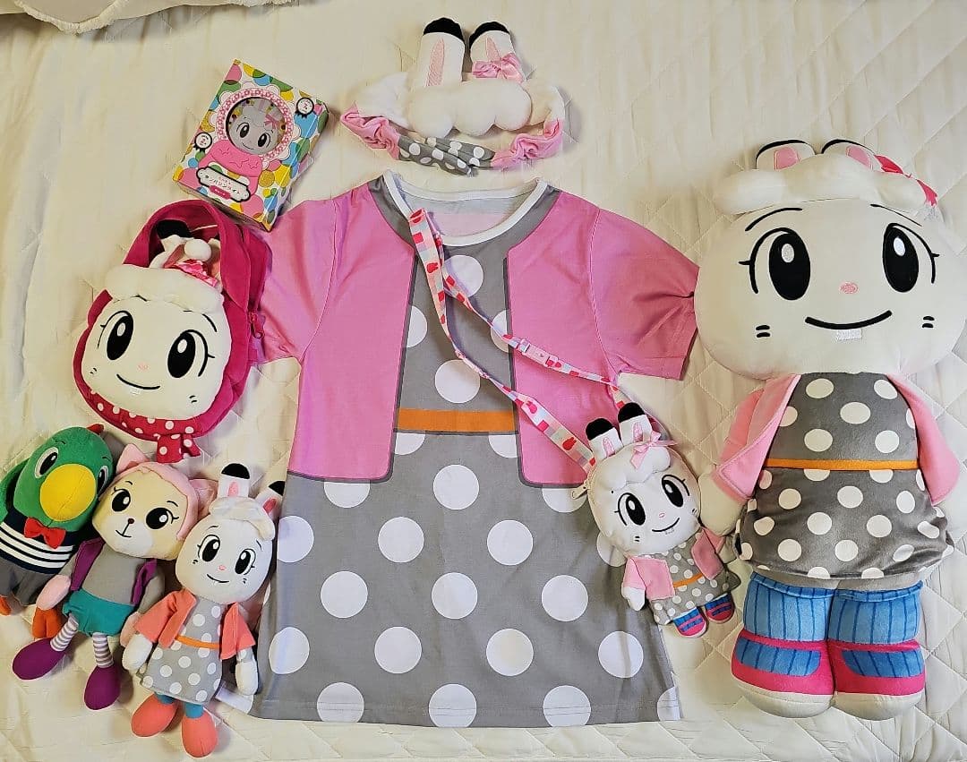 しまじろうコンサート　ハグハグみみりん ワンピース ポシェット ヘアバンドセット