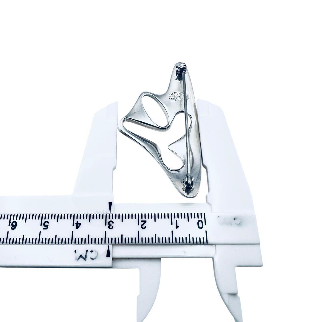 美品✨ジョージジェンセン　325 ヘニングコペル　シルバー　ピンブローチ