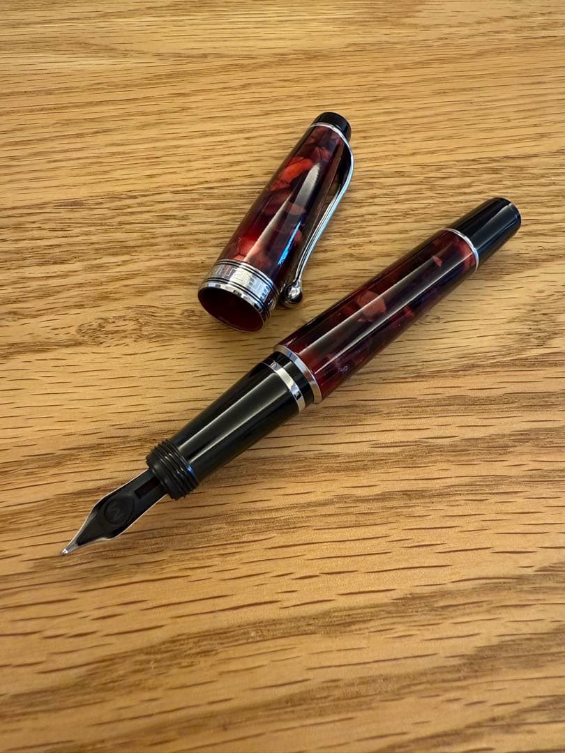 AURORA アウロラ 万年筆 ミニ オプティマ バーガンディ M