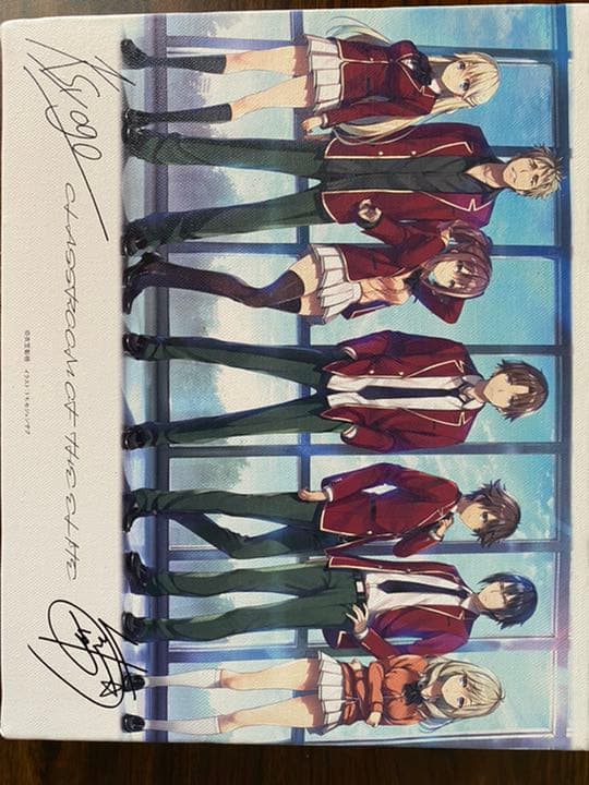 ようこそ実力至上主義の教室へ サイン入りアートキャンパス