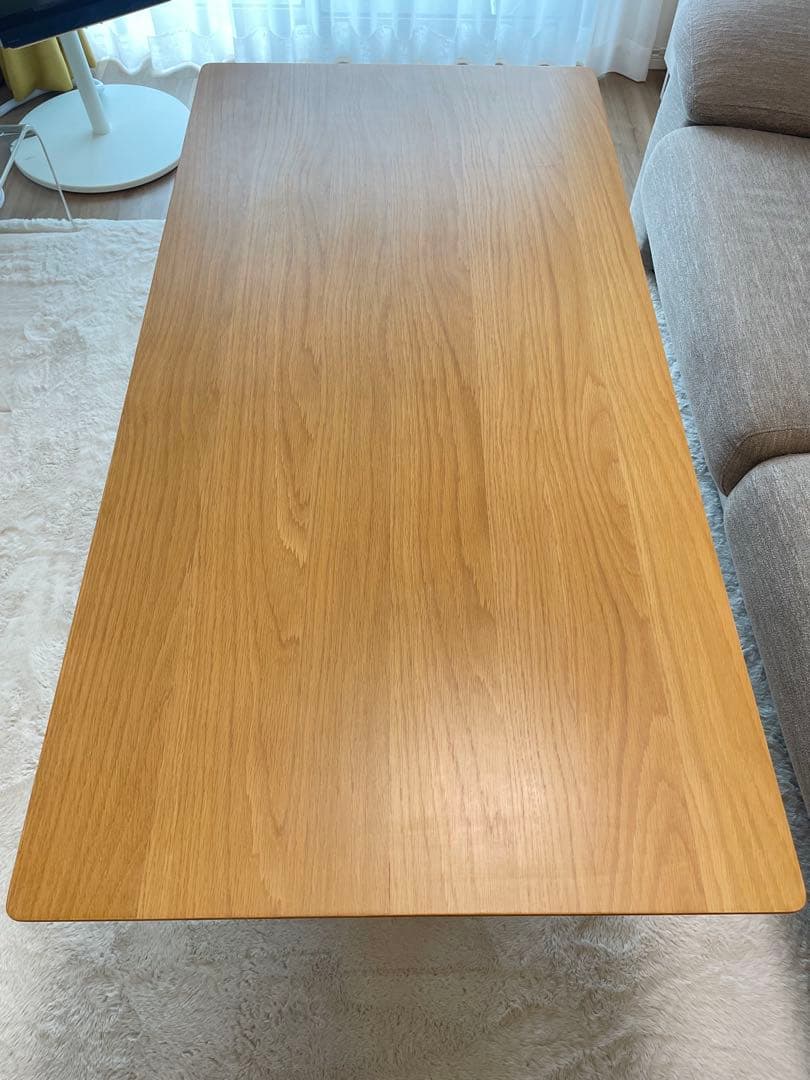 無印良品　リビングでもダイニングでもつかえるテーブル2 オーク材　ローテーブル