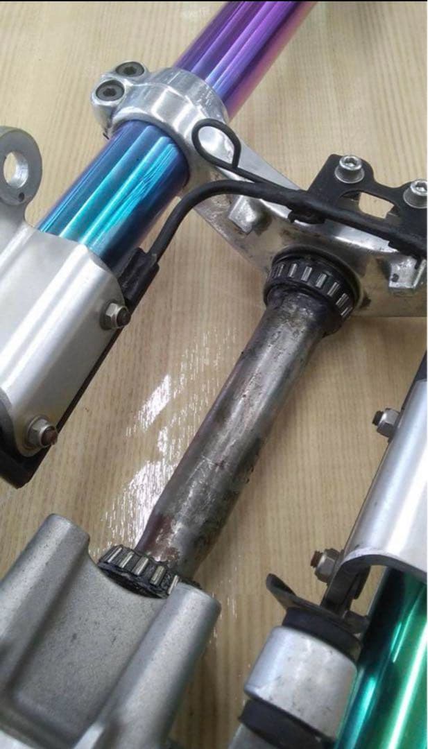 XJR400 4HM フロントフォーク ステム トップブリッチ