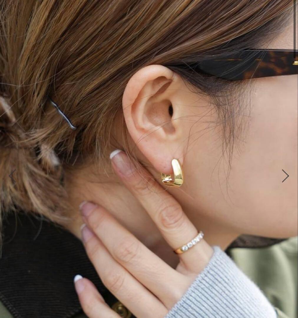 【CELERI/セルリ】HOOP PIERCE GOLD