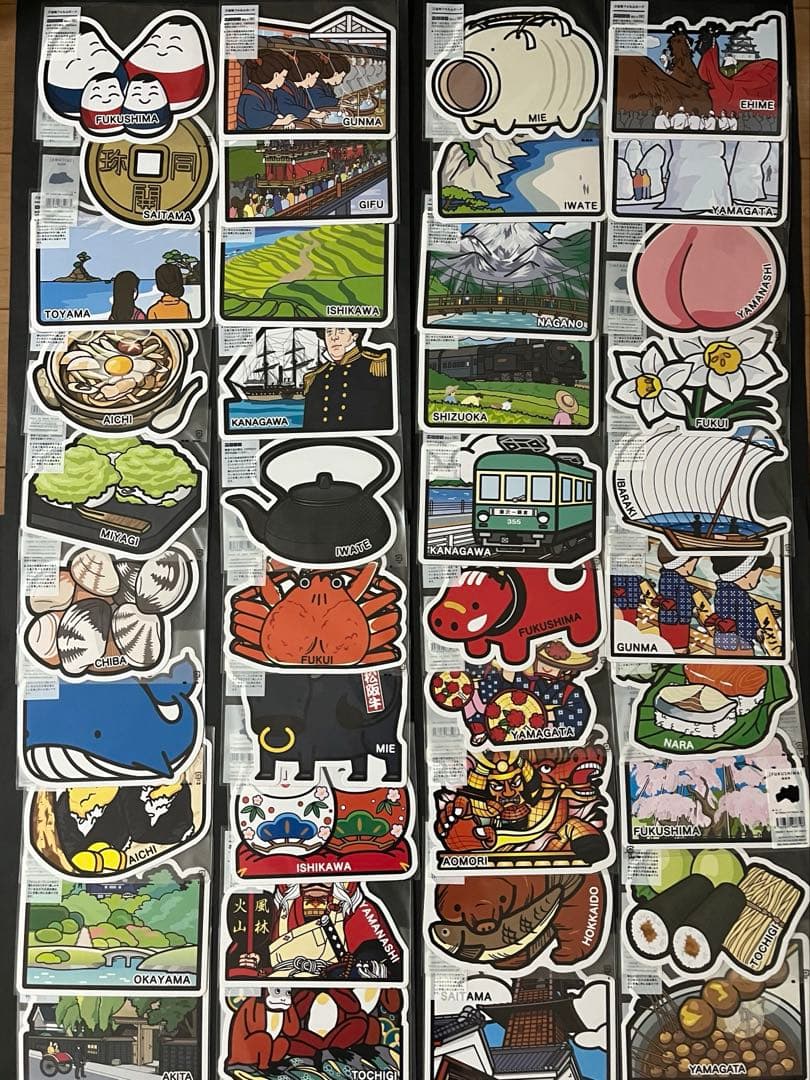 ご当地フォルムカード　まとめ売り　160枚①